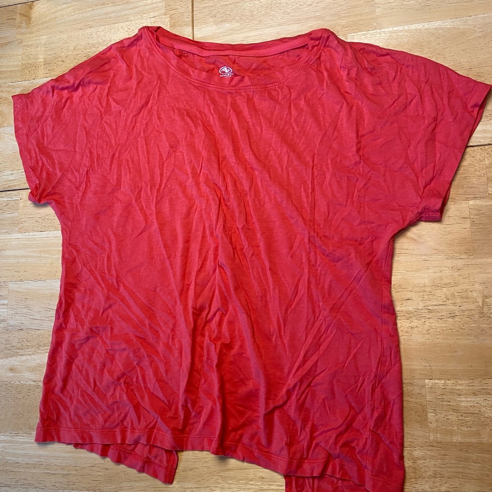 Athletic Works Bold Redish Hot-Pink Short Sleeve Tee